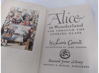 'Alice In Wonderland & Through The Looking Glass' 1st 1946, From The Personal Library Of Gregory Katz