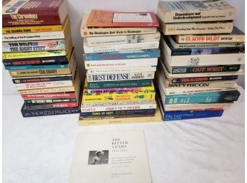 Assortment Of Fiction And Non-fiction Soft Cover Books