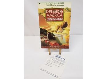 'Remembering America' Review Copy, From The Personal Library Of Journalist Gregory Katz