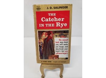 'The Catcher In The Rye',  Paperback Book From The Personal Library Collection Of Journalist Gregory Katz