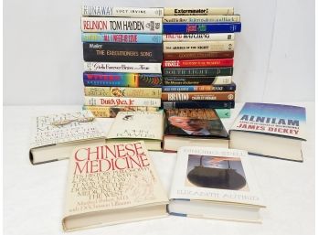 Assortment Of 28 Hard Cover Books Many First Editions, Mixed Genres, Fiction And Non-fiction  #14