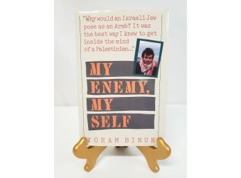 'My Enemy, Myself' Signed By Author Yoram Binur Personally To Journalist Gregory Katz!!