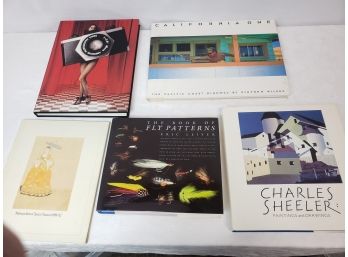 Assortment Of 5 Hard Cover Books, Opera, Painting And Drawing