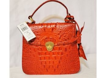 Beautiful New Brahmin Vittoria Rose-Bitter Sweet Lady Melbourne Leather Ladies Purse - MSRP $275