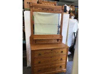 Eastlake Chest With Mirror