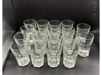18 Libbey Duratuff Glasses
