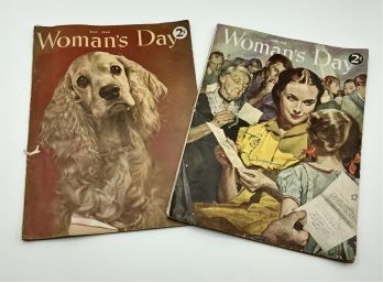 2 Very Cool Womens Day Magazines From 1944 & 1945