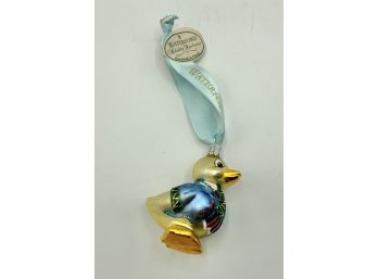 NEW Waterford Miniature Duck Ornament