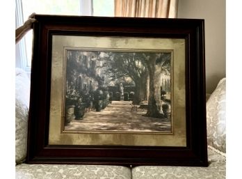Beautiful Greg Singley Lithograph With Magnificent Frame