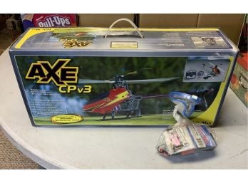 AXE CPv3 Heli-Max Electric Powered Aerobatic Helicopter