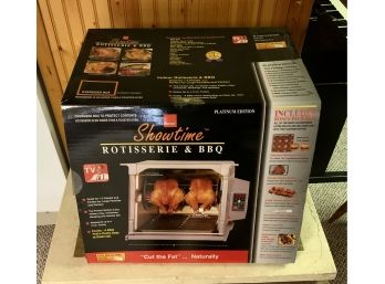 Ron Popeil Showtime Rotisserie & BBQ - Platinum Edition By Ronco - New In Box