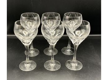 6 Spiegelau Crystal Wine Glasses
