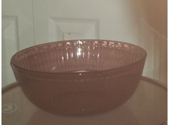 Purple Crystal Serving Bowl