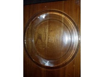 2 Pyrex 10' Glass Pie Dishes