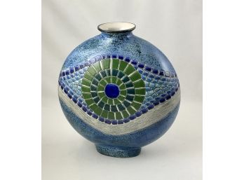 Large Vintage Eduardo Vega Ceramic Vase