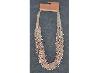 Brand New 28' Multi Beaded Necklace
