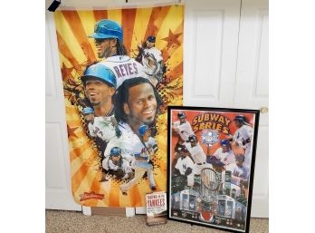 New York Yankees, New York Mets 2000 Yankees Mets Poster, Jose' Reyes Budweiser Wall Banner