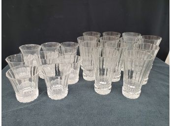 Group Of Fancy Glassware - Tumblers And Rocks Glasses