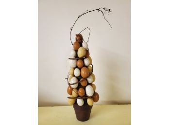 New Decorative Speckled Easter Egg Tree