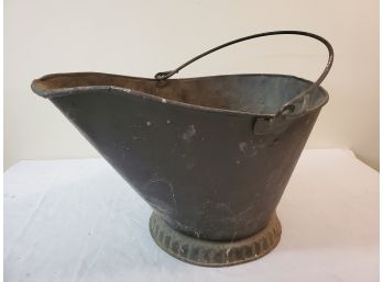 Black Metal Coal Bucket