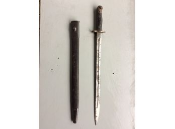 Bayonet With Scabbard