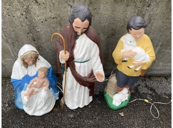 TPI Christmas Nativity Blow Mold