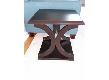 Pair Of Espresso Colored Wood End Tables By Coaster Fine Furniture