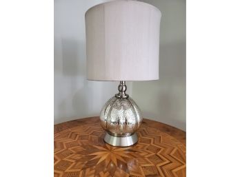 Small Mercury Glass Style Table Lamp