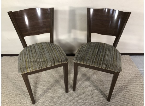 Vintage Formica & Upholstery Dining Chairs