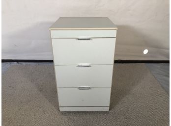 White Formica Storage Drawers
