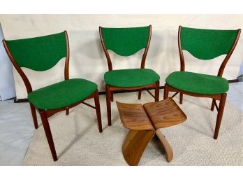 Three Bo-Ex  Chairs Made In Denmark
