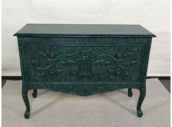 Faux Marble Painted Commode