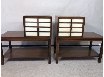 Pair MCM American Of Martinsville Bedside Tables