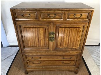 Vintage Men's Dresser  With Chinoiserie Details