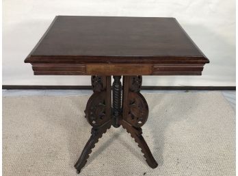 Antique Gothic Revival Parlor Table