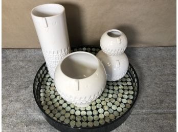 Faces On Vases By Stella Baggott For West Elm -  Lot