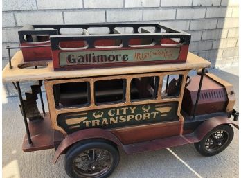 Wood Reproduction City Transport Bus