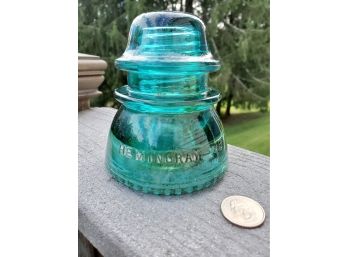 Antique Glass Insulator, HEMINGRAY 42, MADE IN U.S.A. - #4