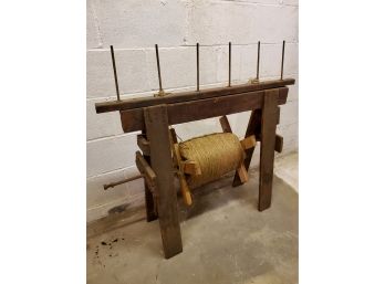 Primitive Farm Implement - Rope-Making Tool?