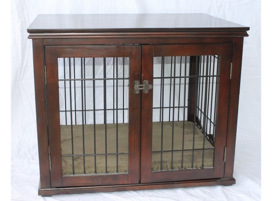 Really Cool Wood And Metal Dog Crate