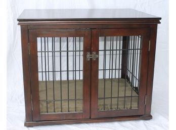Really Cool Wood And Metal Dog Crate