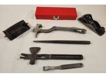 Small Assortment Of Hand Tools Stanley, Union Tool, Barcalo, Beldon Machine, Elkhart Spanner