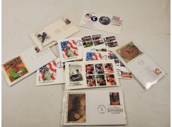 Lot Of USPS US Postal Service First Day Issue Broadway Song Writers, Classic Movie Monsters, Love & More