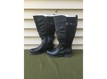 Brand New Earth Origins Penelope Womens Black Tall Riding Boots Size 9 1/2M.