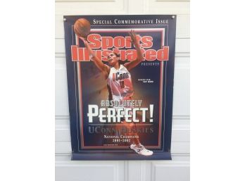 Sports Illustrated Vintage UCONN Huskies Sue Bird Absolutely Perfect National Champions 2001-2002 Color Poster
