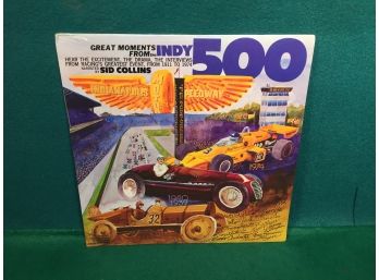 Sealed LP Record.  Great Moments From The Indy 500. Narrated By Sid Collins.
