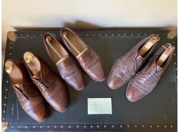 Shoe Lot A - Mens Vintage Leather Shoes