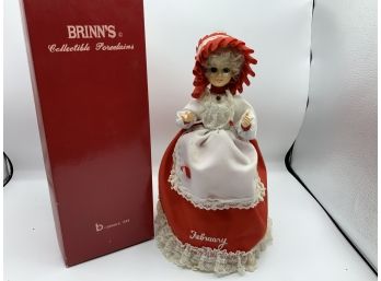 Brinn Musical Calendar Miss Doll 1986