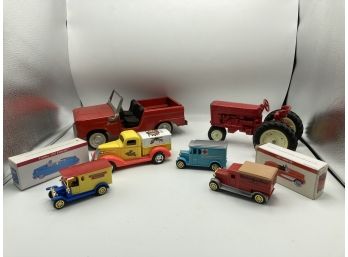 Model Cars And Trucks And Tractor
