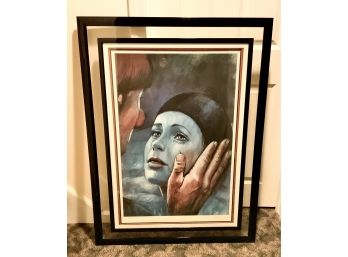 Large Clown Limited Edition Print  ~ Pencil Signed Leighton-Jones ~ Numbered